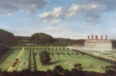 Ansicht von Bayhall, Pembury, Kent, ca. 1675